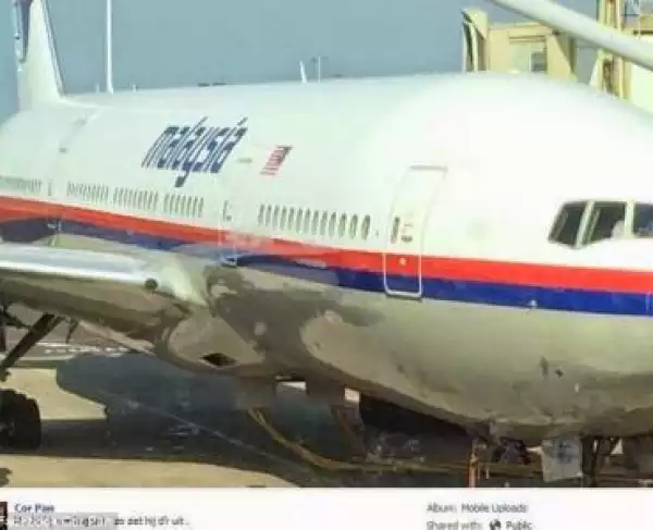 Passenger on Malaysian plane posted pic of plane before boarding 